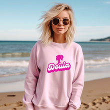 Malibu Doula Barbie Style Logo Sweatshirt