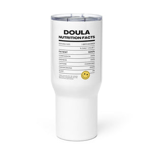 Doula Ingredients Travel Mug with a Handle