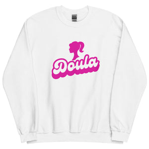 Malibu Doula Barbie Style Logo Sweatshirt