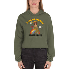 Doulas Spread Peace and Love Crop Hoodie