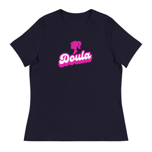 Malibu Doula Barbie Style Font Tee
