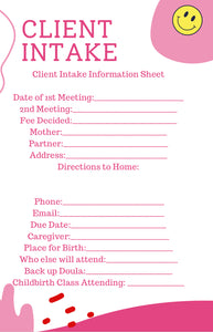 PRENATAL APPT PACK-1ST MEETING WITH CLIENTS